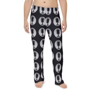 Men's Life as Jl Podcast Pajama Pants (BLACK)