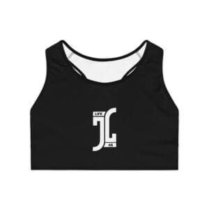 Women's Life as JL Sports Bra (BLACK)